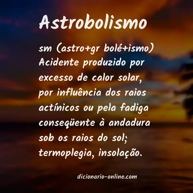 Significado de astrobolismo