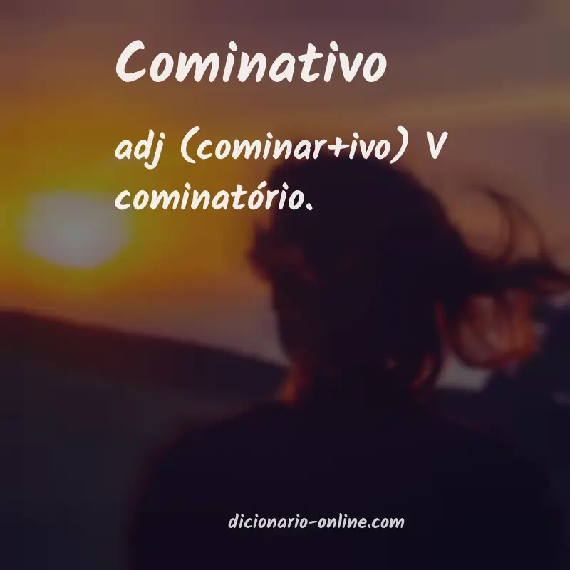 Significado de cominativo