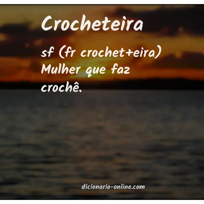 Significado de crocheteira