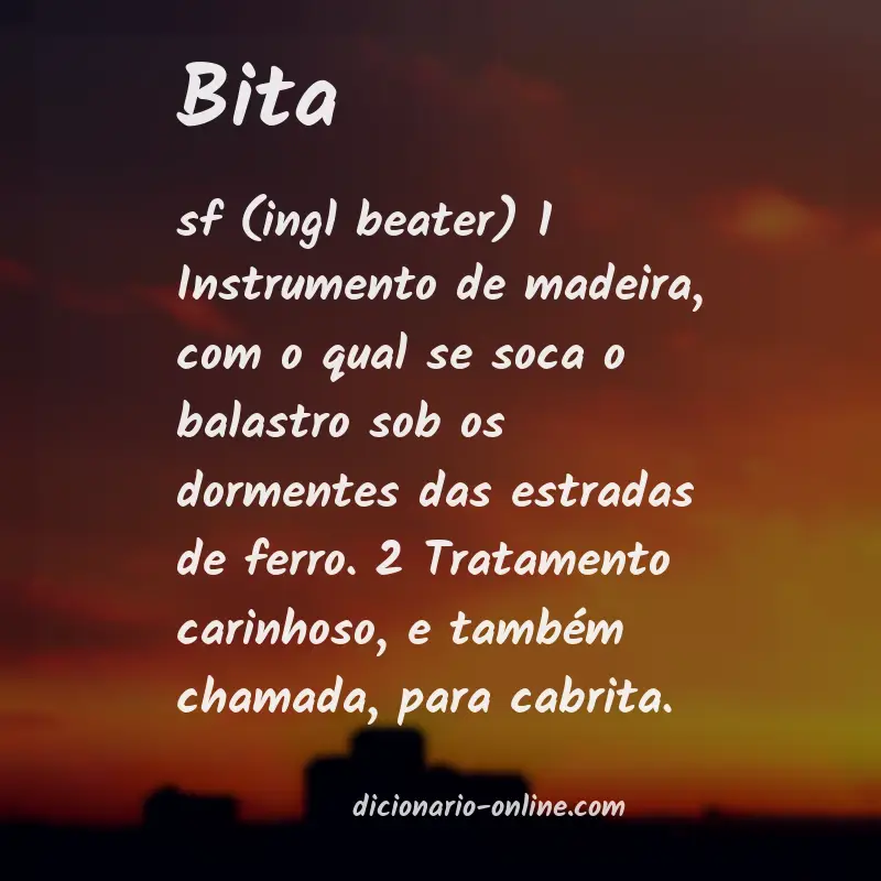 Significado de bita