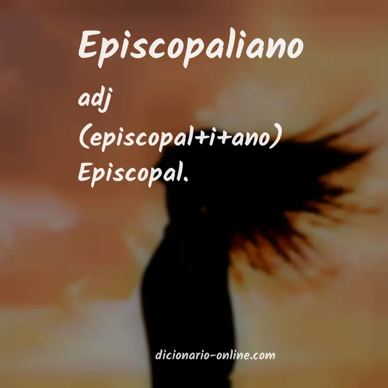 Significado de episcopaliano