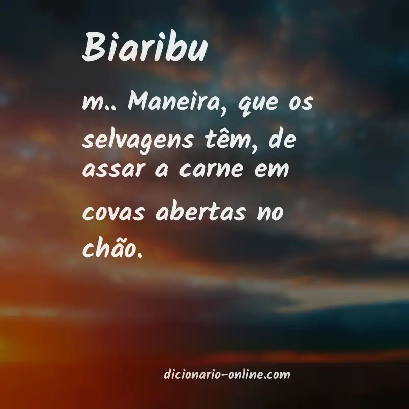 Significado de biaribu