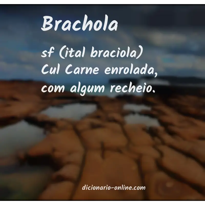 Significado de brachola