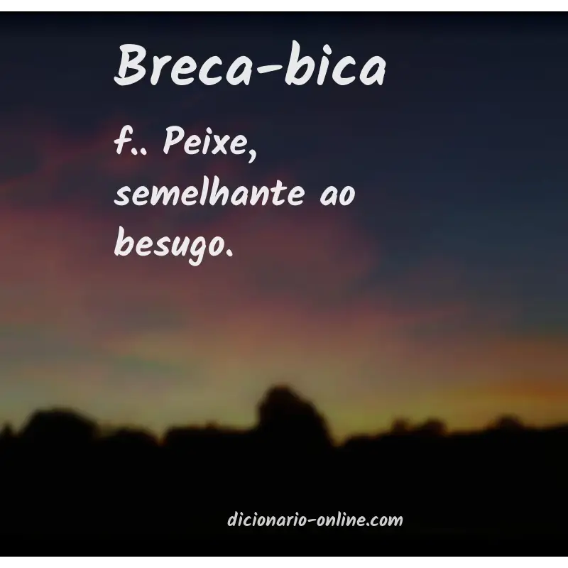 Significado de breca-bica