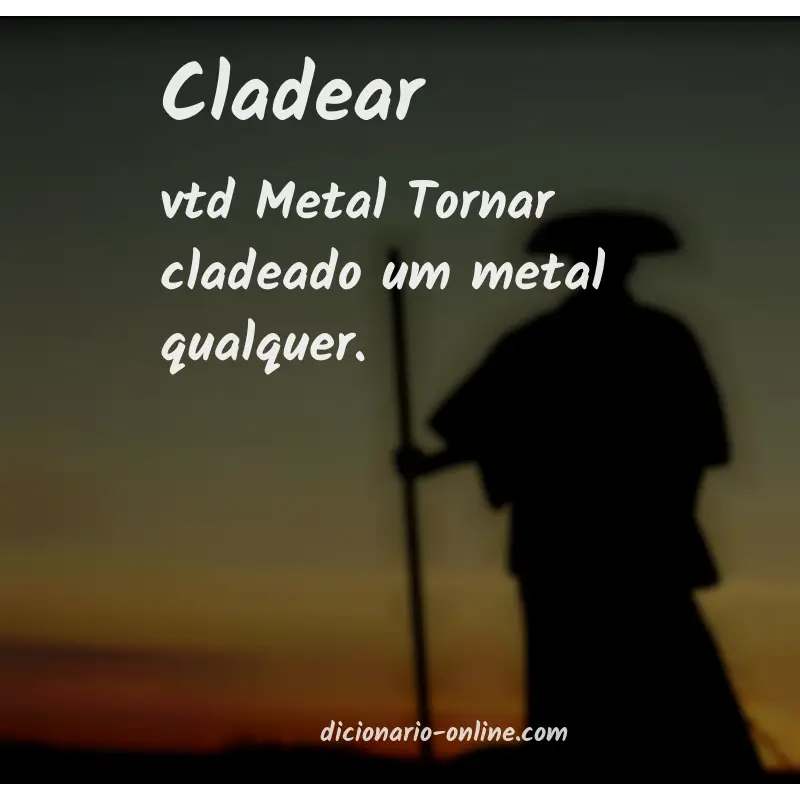 Significado de cladear