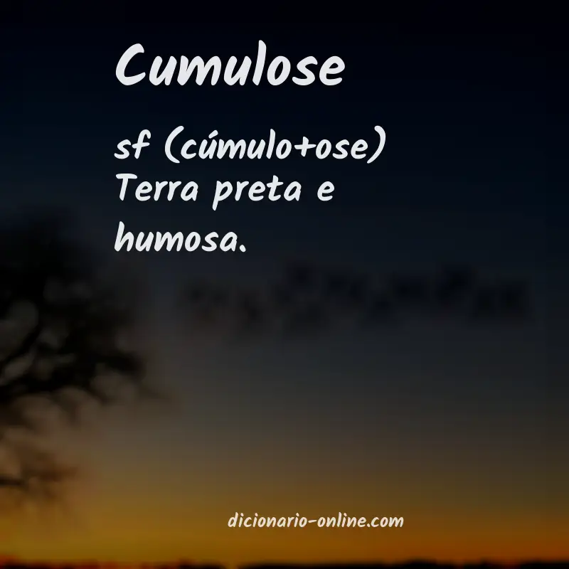 Significado de cumulose