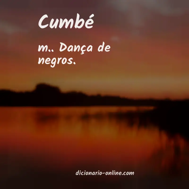 Significado de cumbé