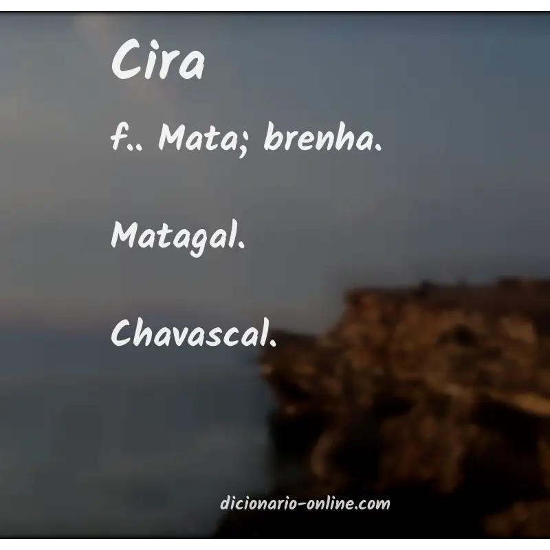 Significado de cira