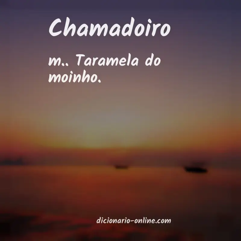 Significado de chamadoiro