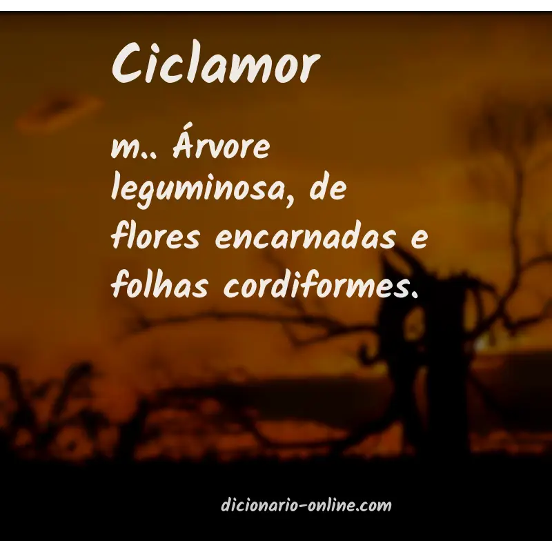 Significado de ciclamor