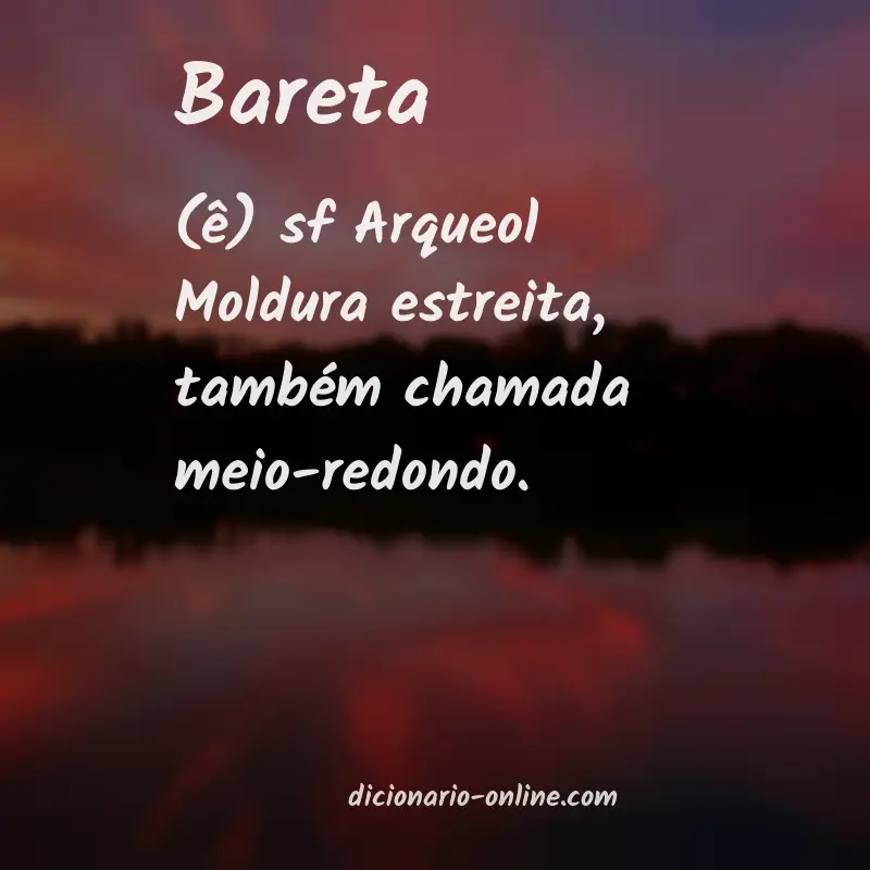 Significado de bareta