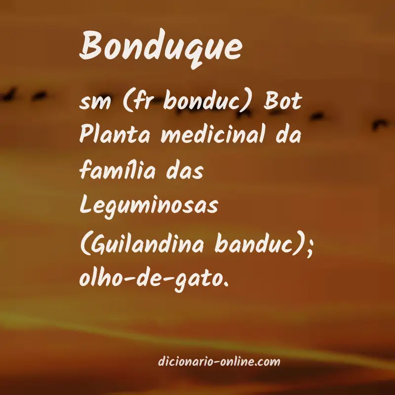 Significado de bonduque
