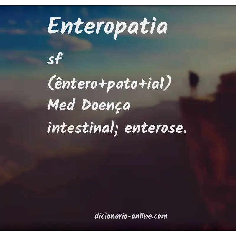 Significado de enteropatia