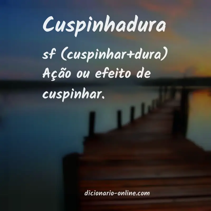Significado de cuspinhadura