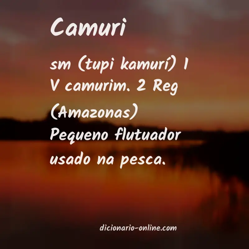 Significado de camuri