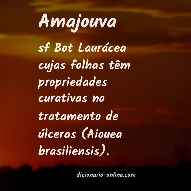 Significado de amajouva