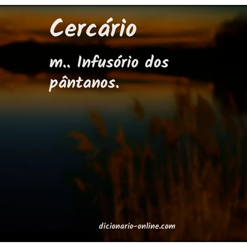 Significado de cercário