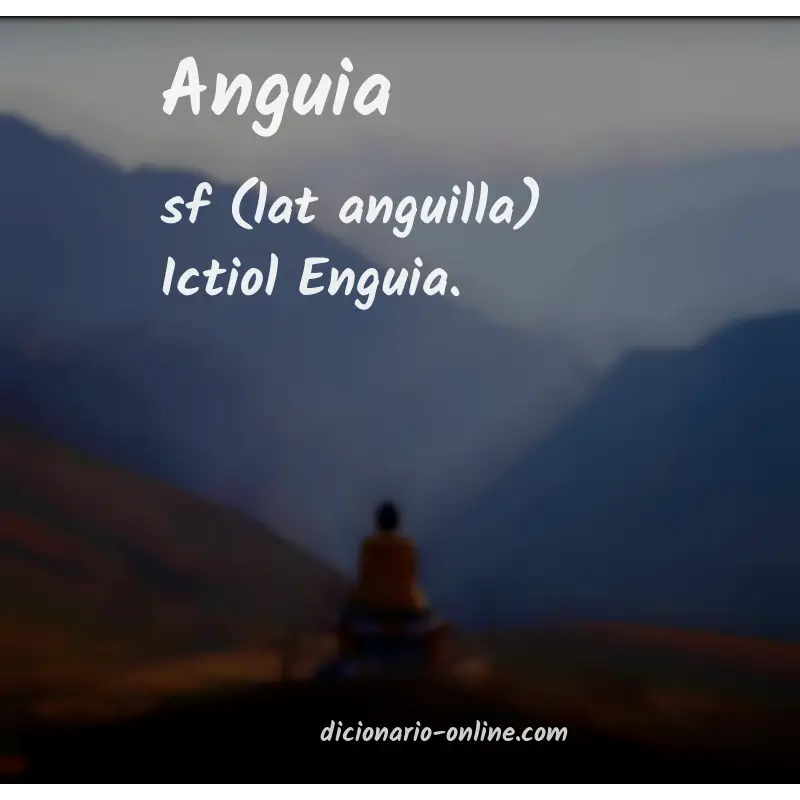 Significado de anguia