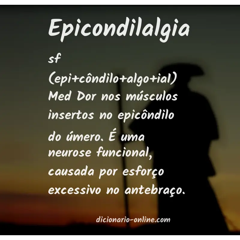 Significado de epicondilalgia