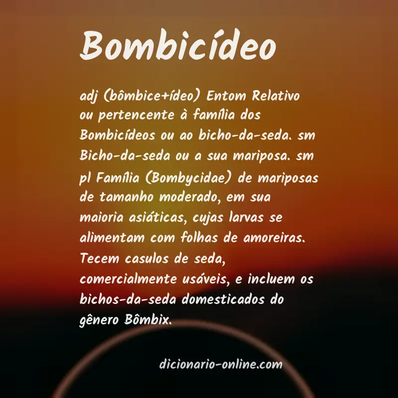 Significado de bombicídeo