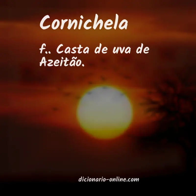 Significado de cornichela