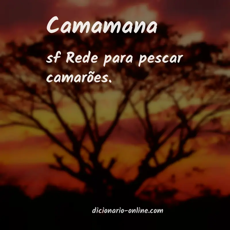 Significado de camamana