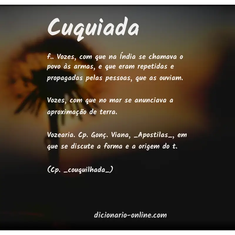 Significado de cuquiada