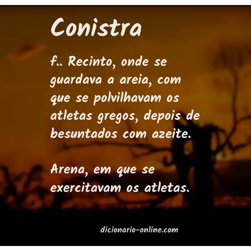 Significado de conistra