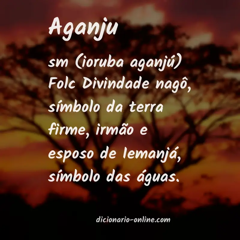 Significado de aganju