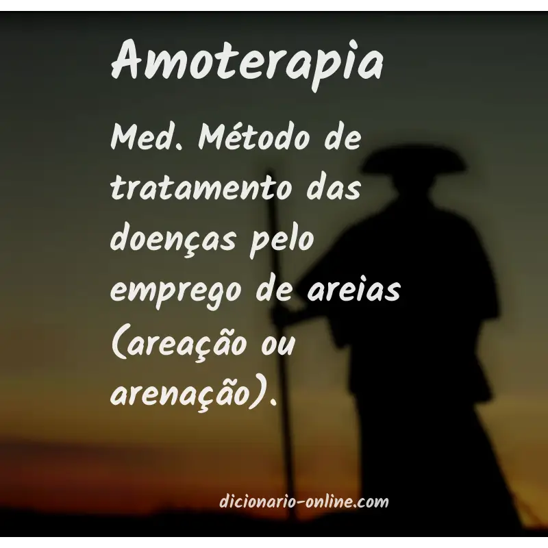 Significado de amoterapia