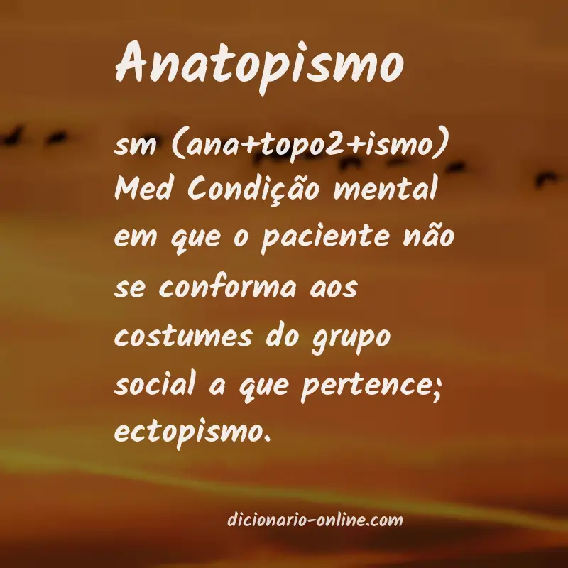 Significado de anatopismo