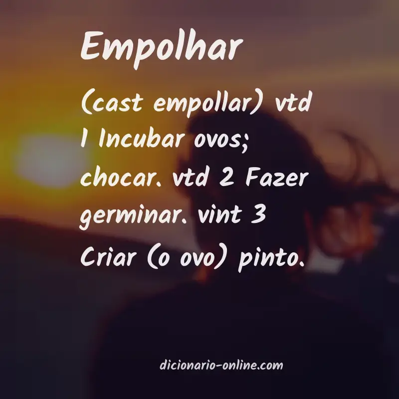 Significado de empolhar