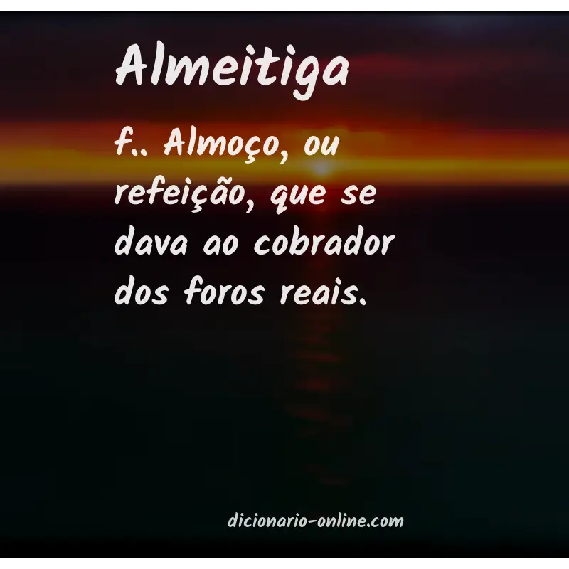 Significado de almeitiga