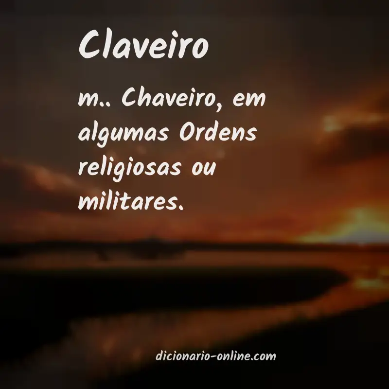 Significado de claveiro
