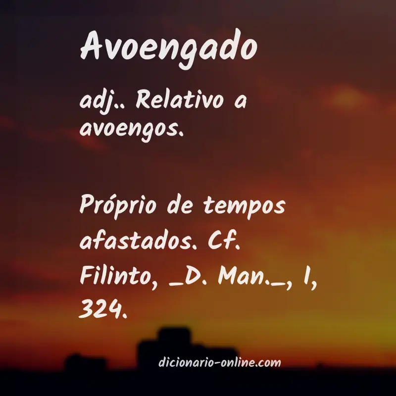 Significado de avoengado