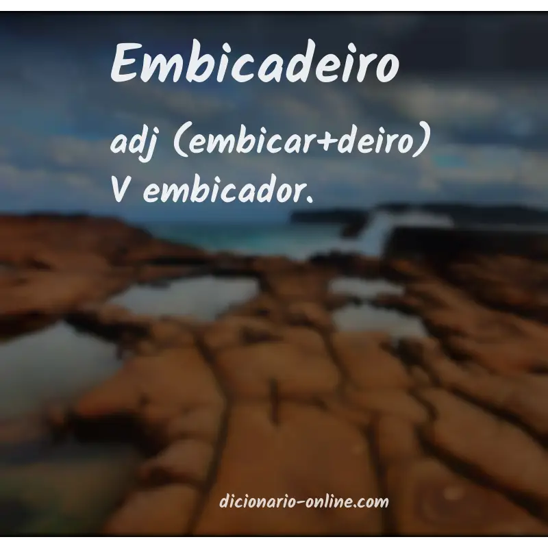 Significado de embicadeiro