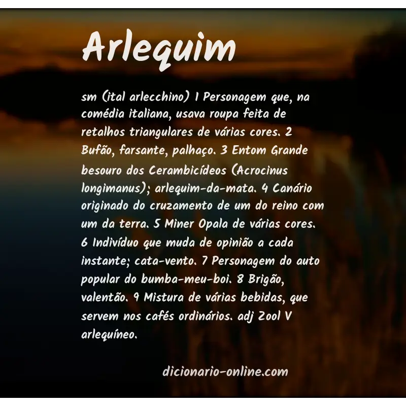 Significado de arlequim
