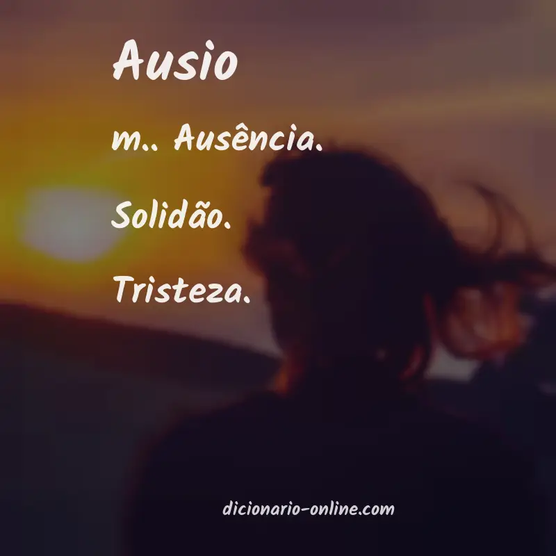 Significado de ausio