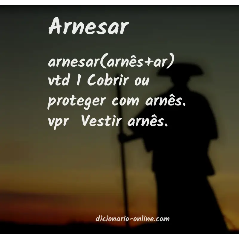 Significado de arnesar