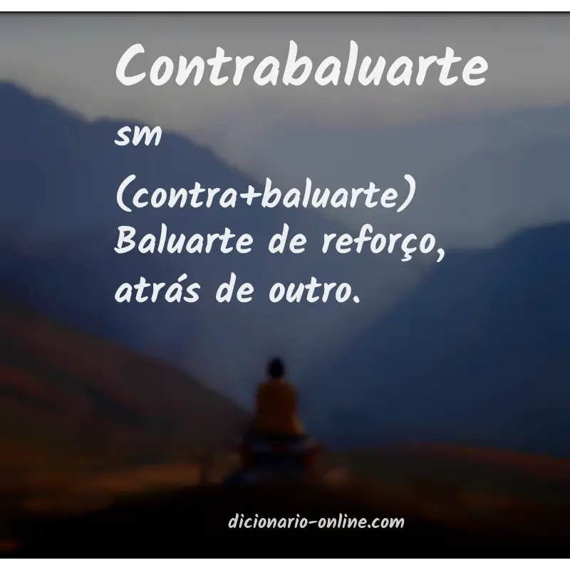 Significado de contrabaluarte