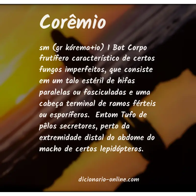 Significado de corêmio