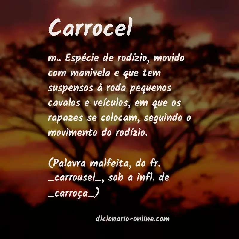Significado de carrocel