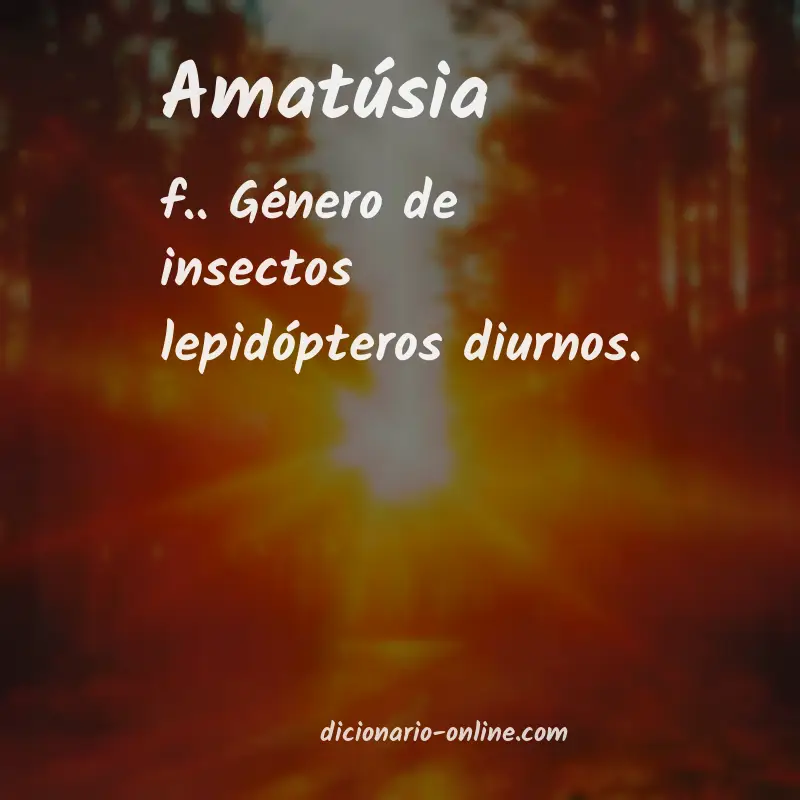 Significado de amatúsia