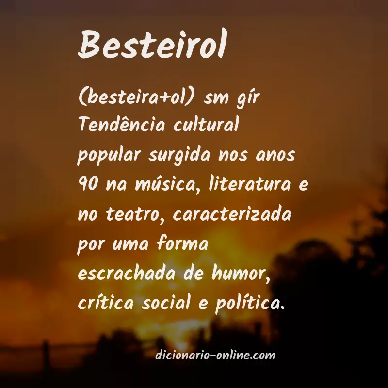 Significado de besteirol