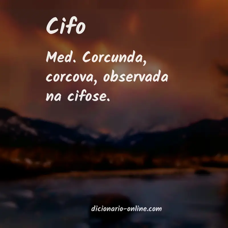 Significado de cifo