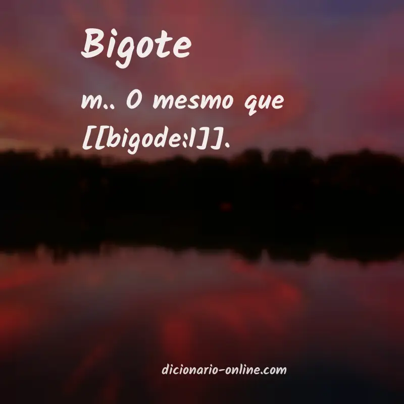 Significado de bigote