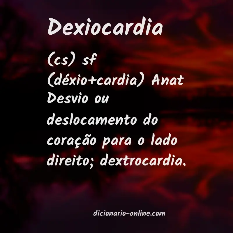 Significado de dexiocardia