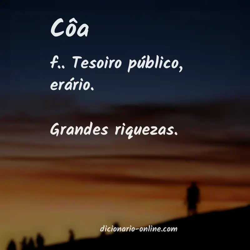 Significado de côa