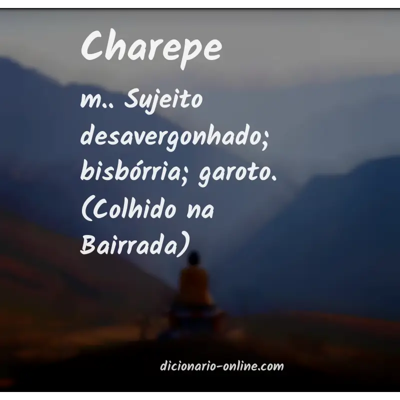 Significado de charepe