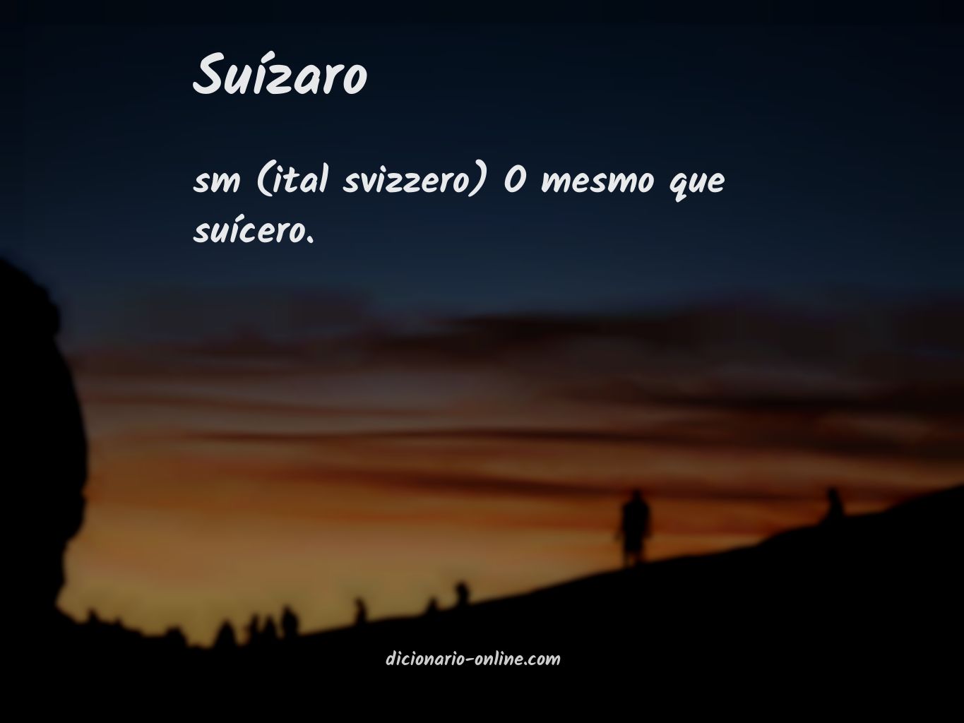 Significado de suízaro